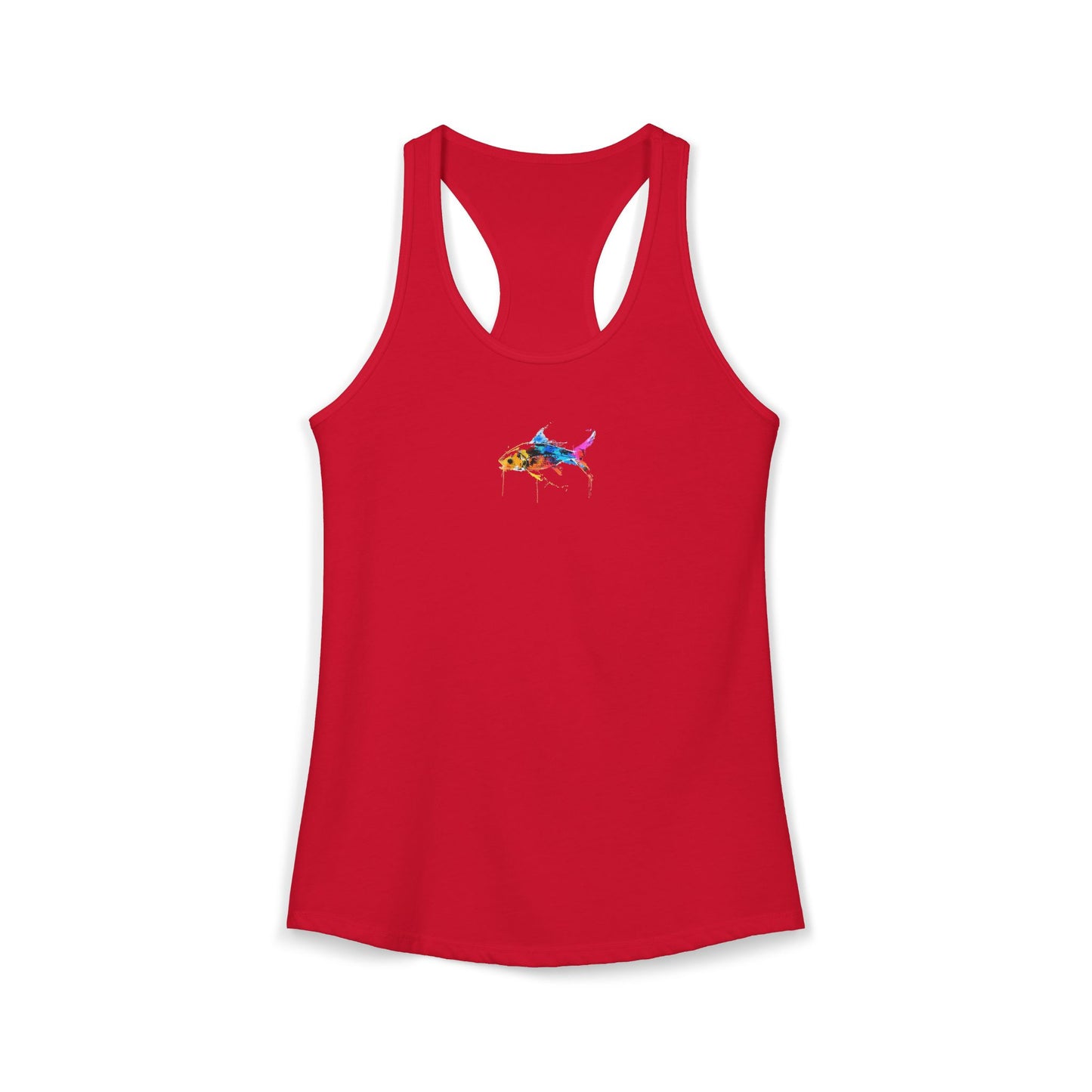 FIRST PRESS - HUMAN EDITION - WOMEN'S RACERBACK TANK TOP - "Wild Current"