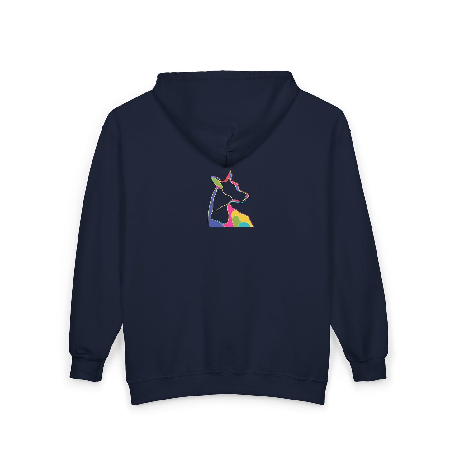 FIRST PRESS - HUMAN EDITION - UNISEX HEAVY BLEND™ ZIP HOODIE - "Canine Flow"