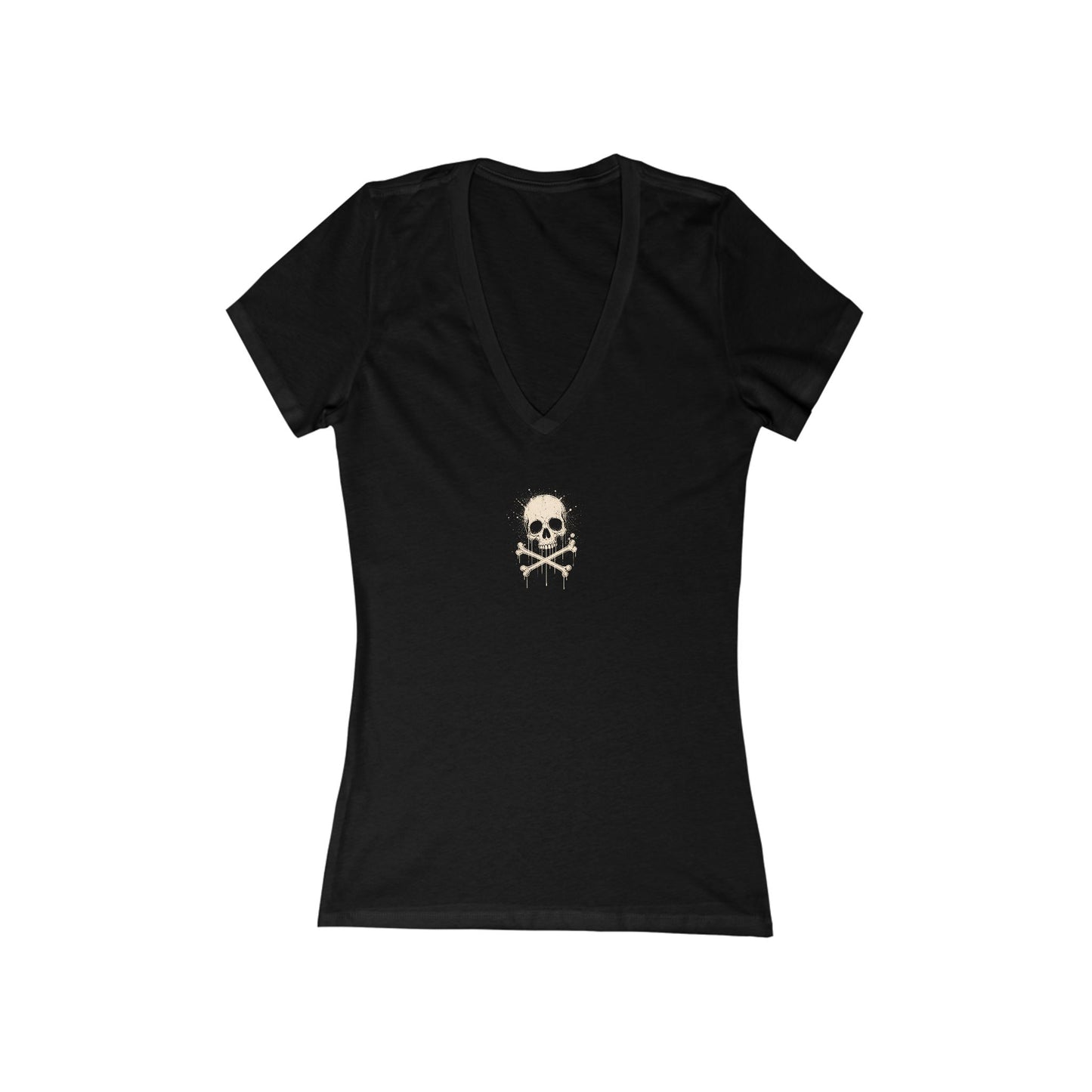 FIRST PRESS - HUMAN EDITION - WOMEN'S DEEP V-NECK TEE - "Sweet Surrender"