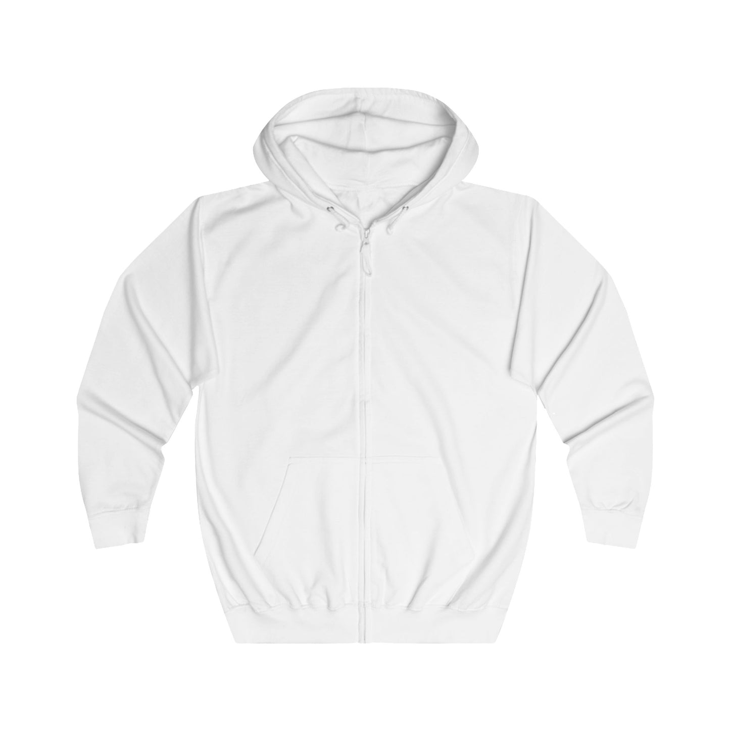 FIRST PRESS - HUMAN EDITION - UNISEX RELAXED ZIP HOODIE - "Pressed Paw"