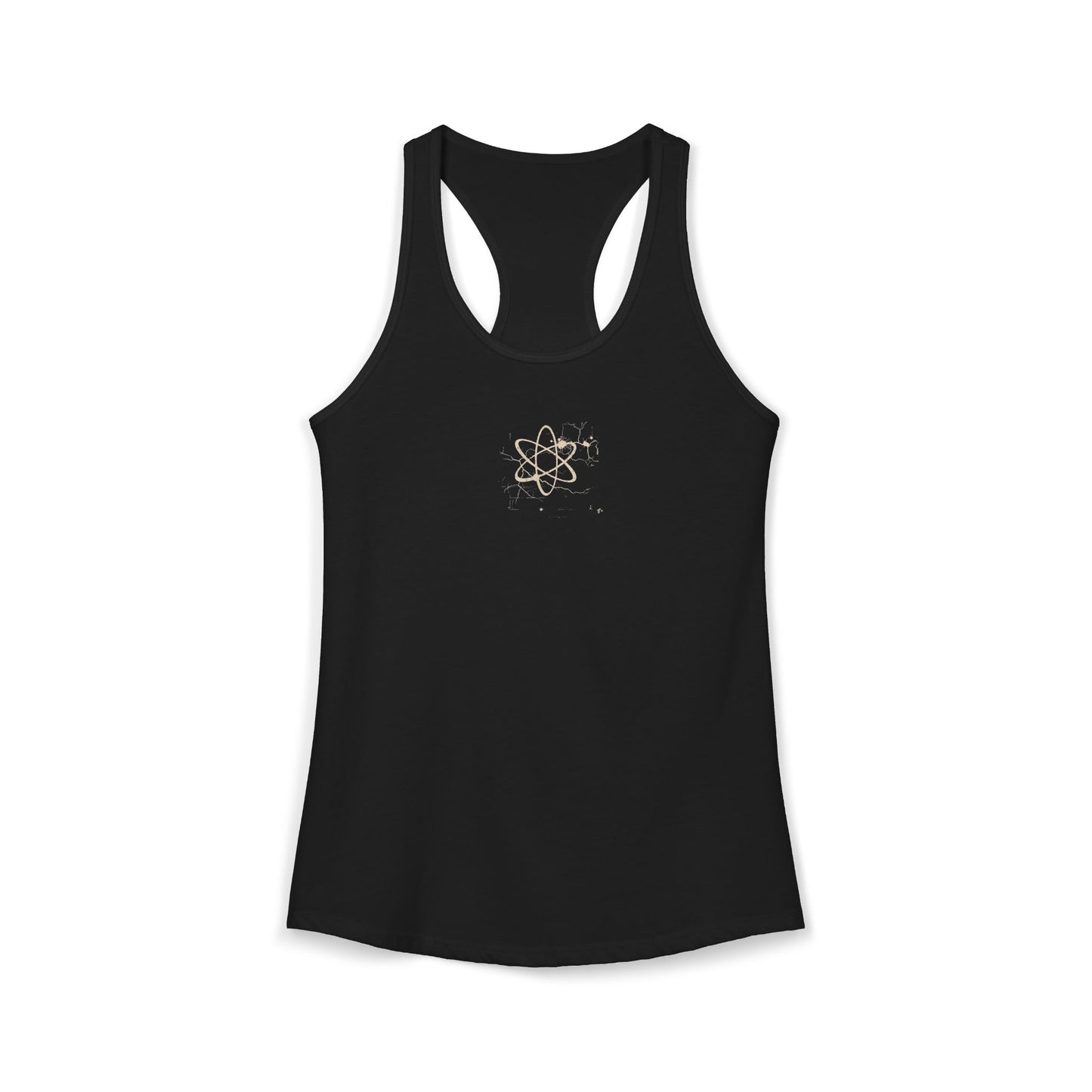 FIRST PRESS - HUMAN EDITION - WOMEN'S RACERBACK TANK TOP - "Underground Physics"
