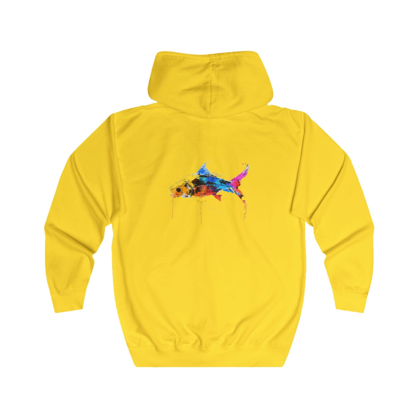 FIRST PRESS - HUMAN EDITION - UNISEX RELAXED ZIP HOODIE - "Wild Current"