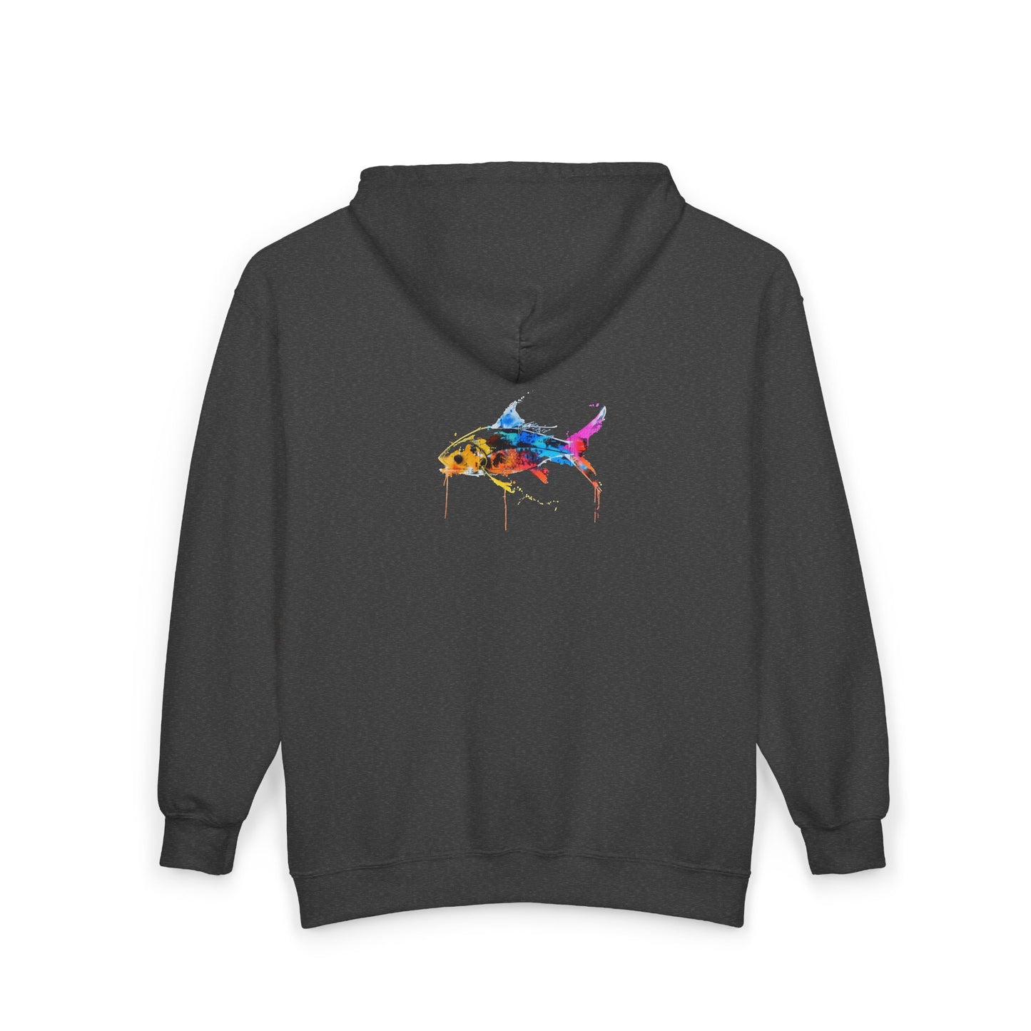 FIRST PRESS - HUMAN EDITION - UNISEX HEAVY BLEND™ ZIP HOODIE - "Wild Current"