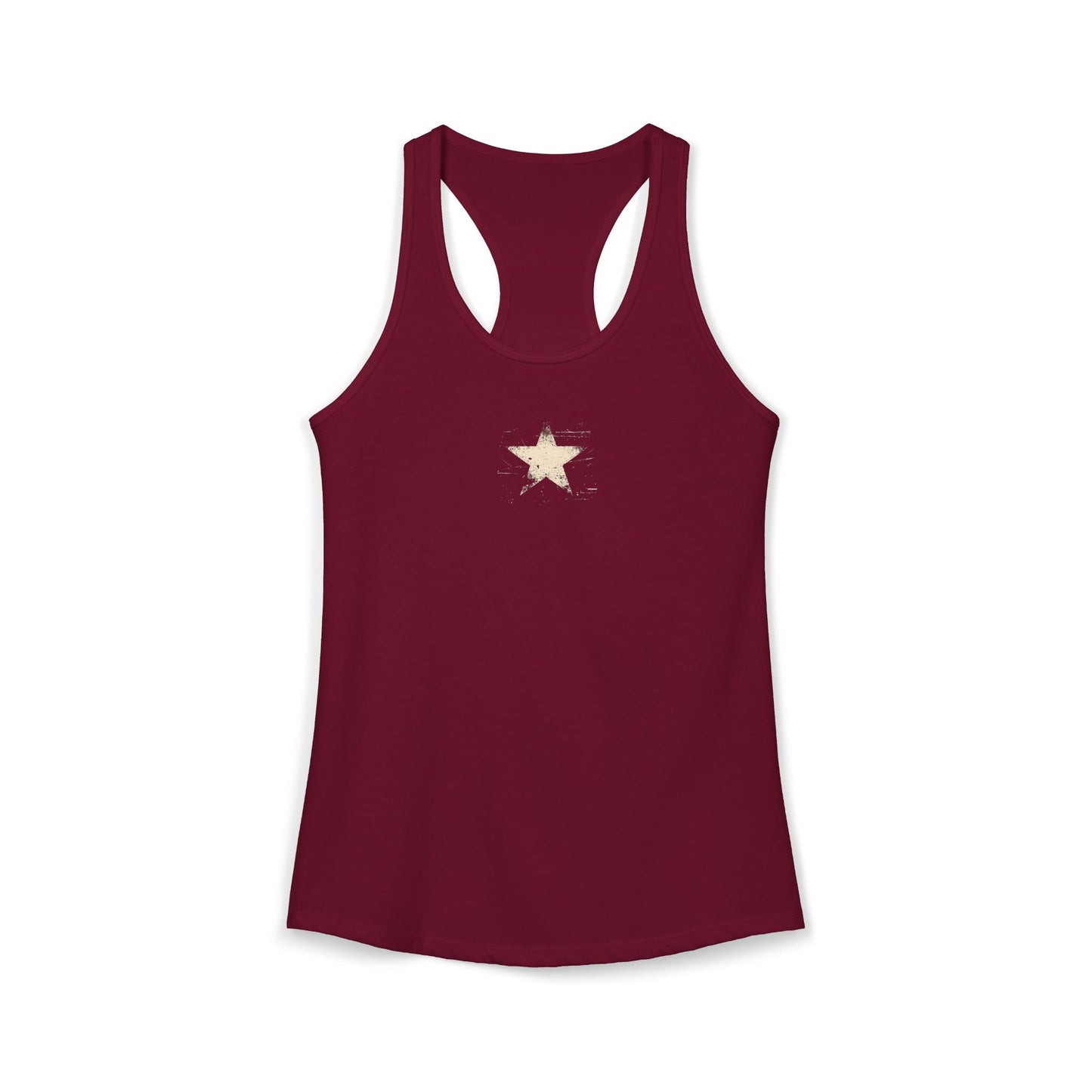 FIRST PRESS - HUMAN EDITION - WOMEN'S RACERBACK TANK TOP - "Analog Star"