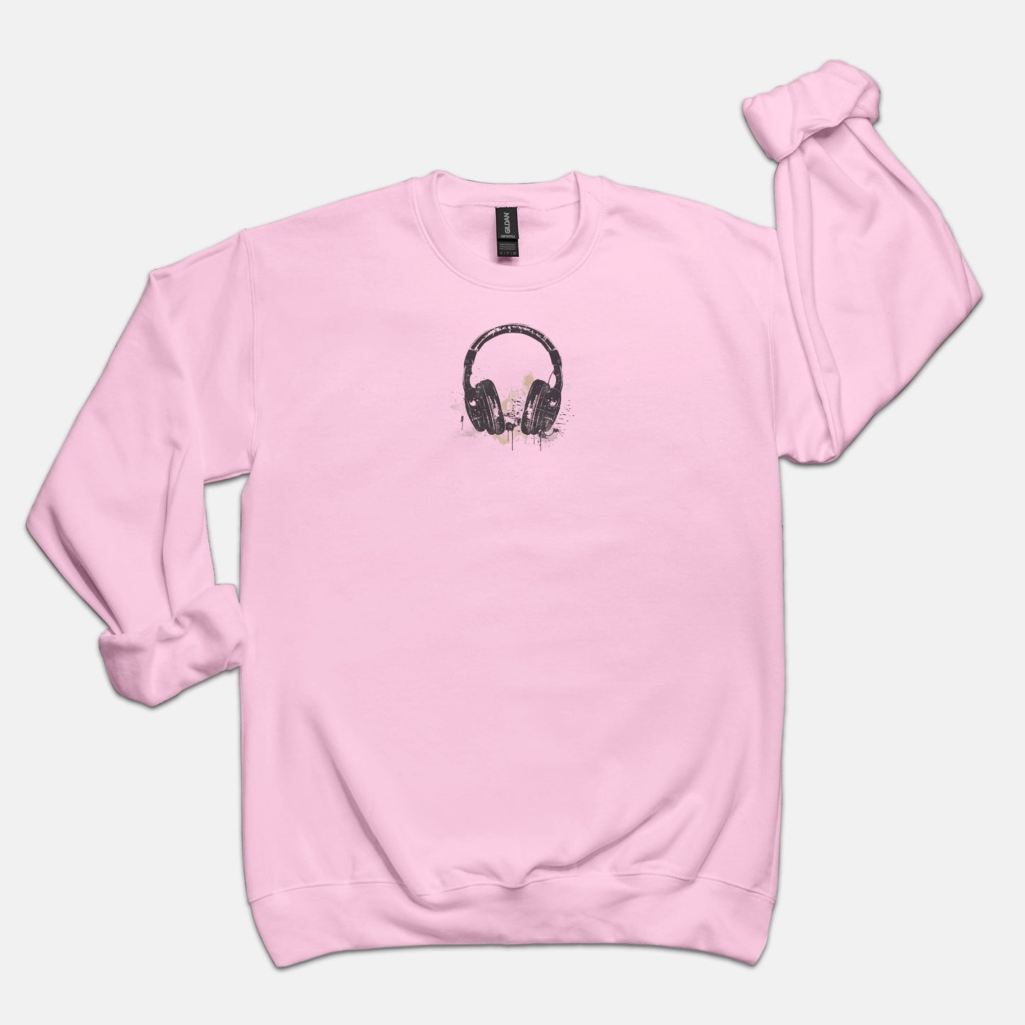 FIRST PRESS - HUMAN EDITION - UNISEX CREWNECK SWEATSHIRT - "After Hours Headphones"
