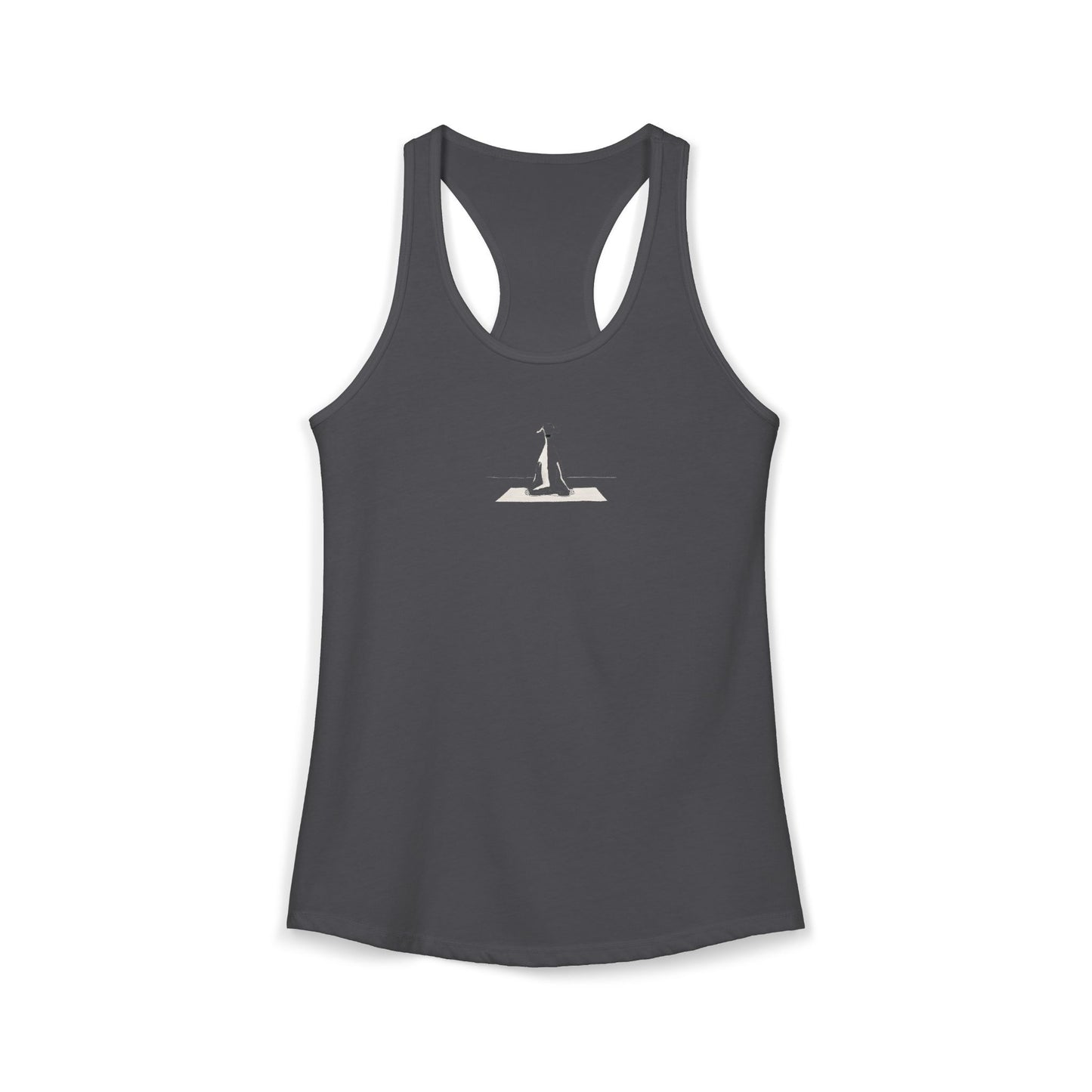 FIRST PRESS - HUMAN EDITION - WOMEN'S RACERBACK TANK TOP - "Still Point"