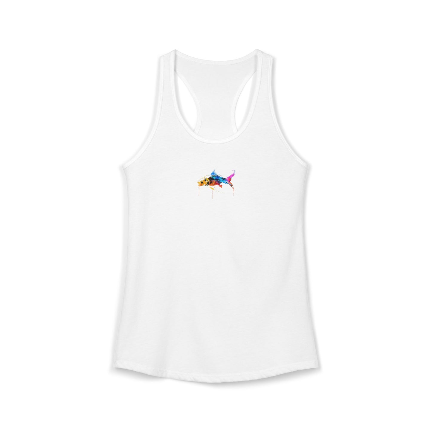 FIRST PRESS - HUMAN EDITION - WOMEN'S RACERBACK TANK TOP - "Wild Current"
