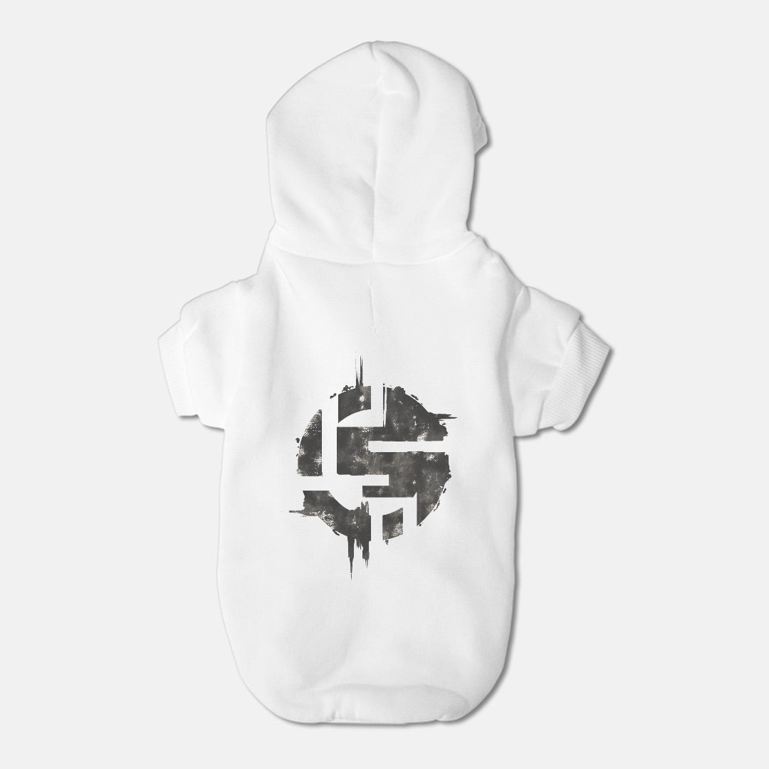FIRST PRESS - PETS - Drawstring Luxury Hoodie - "Static Mark"