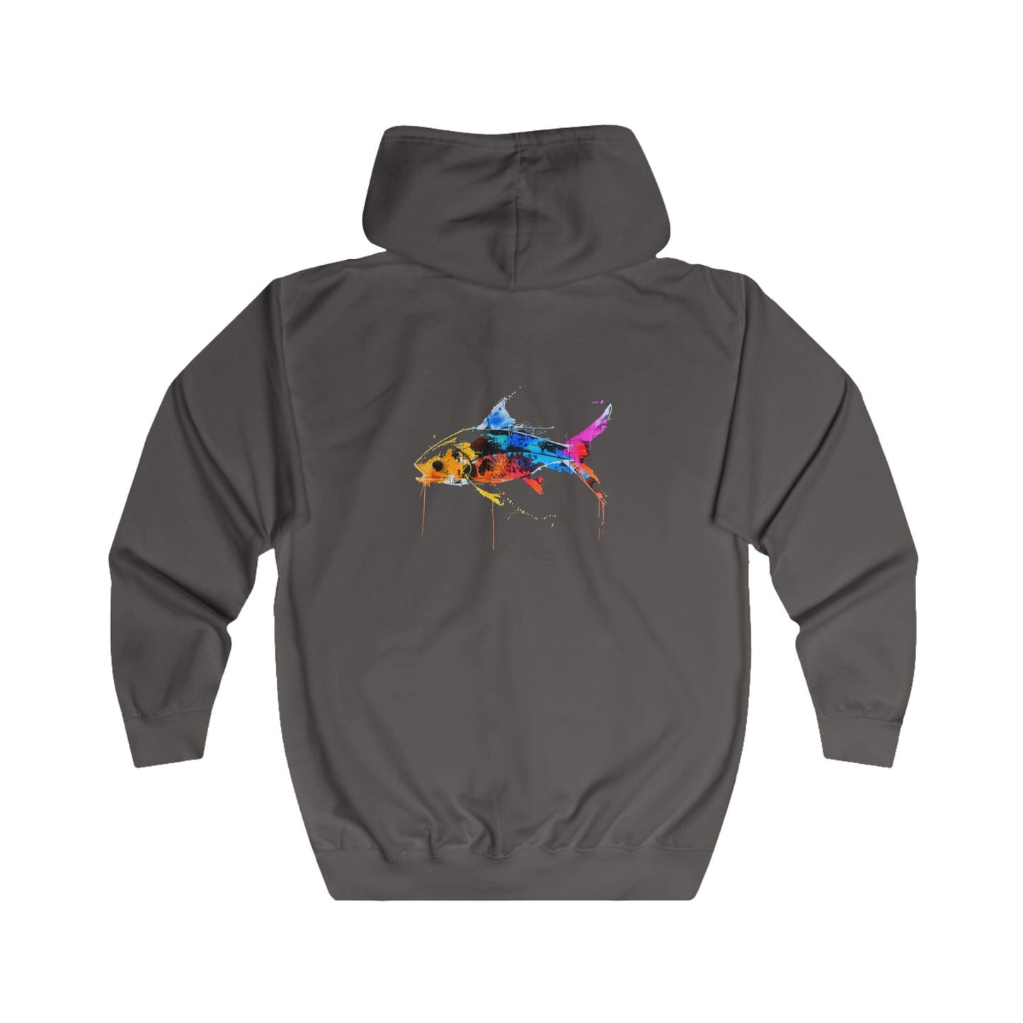 FIRST PRESS - HUMAN EDITION - UNISEX RELAXED ZIP HOODIE - "Wild Current"