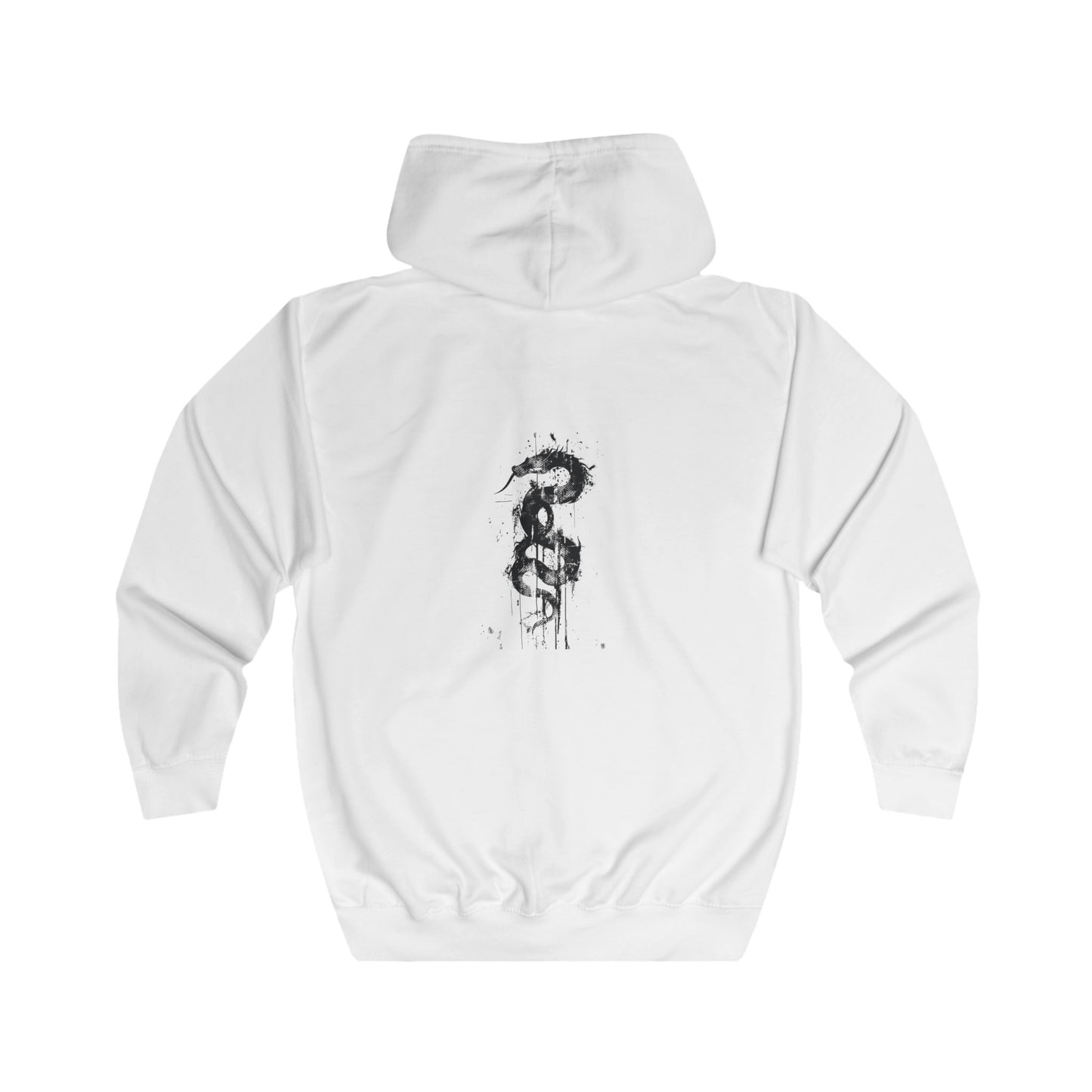 FIRST PRESS - HUMAN EDITION - UNISEX RELAXED ZIP HOODIE - "Garden of Venom"