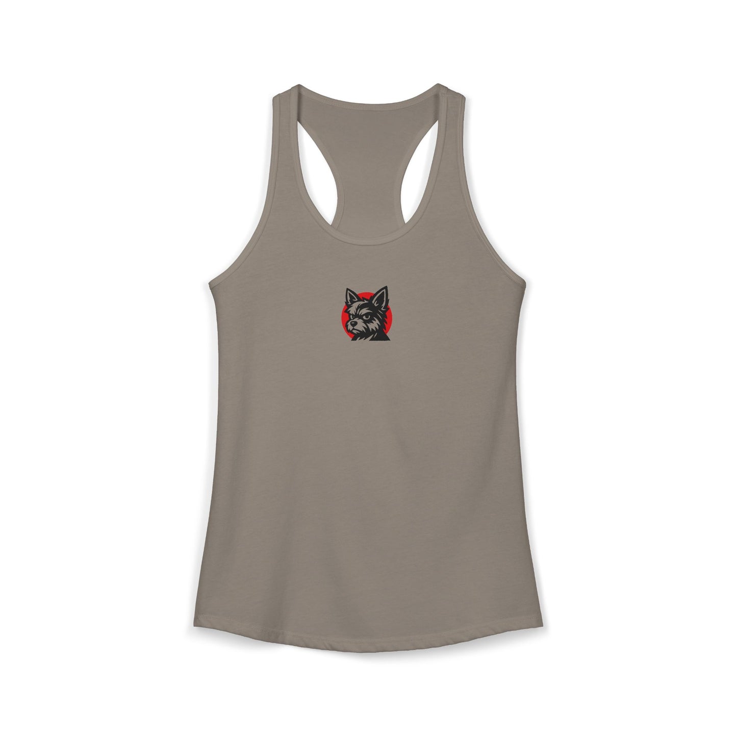 FIRST PRESS - HUMAN EDITION - WOMEN'S RACERBACK TANK TOP - "Urban Pup"