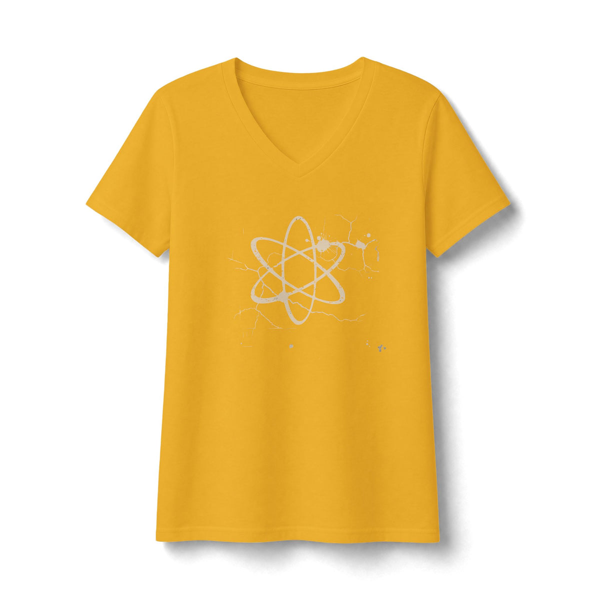 FIRST PRESS - HUMAN EDITION - WOMEN'S V-NECK TEE - "Underground Physics"