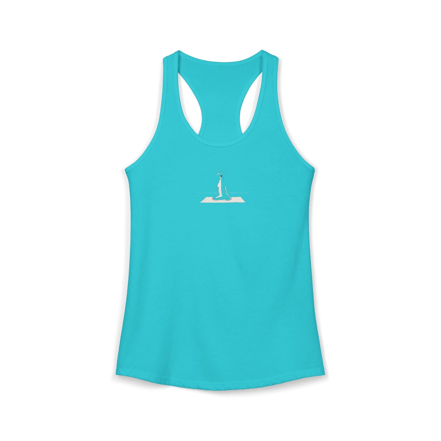 FIRST PRESS - HUMAN EDITION - WOMEN'S RACERBACK TANK TOP - "Still Point"