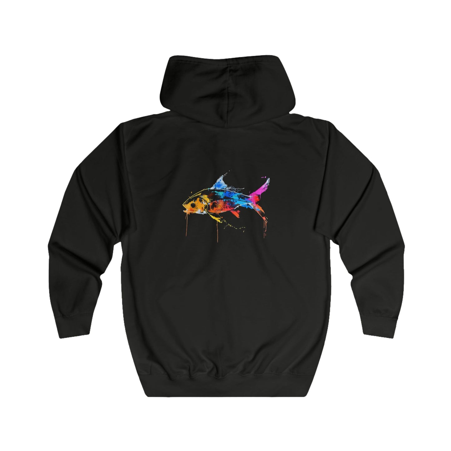 FIRST PRESS - HUMAN EDITION - UNISEX RELAXED ZIP HOODIE - "Wild Current"