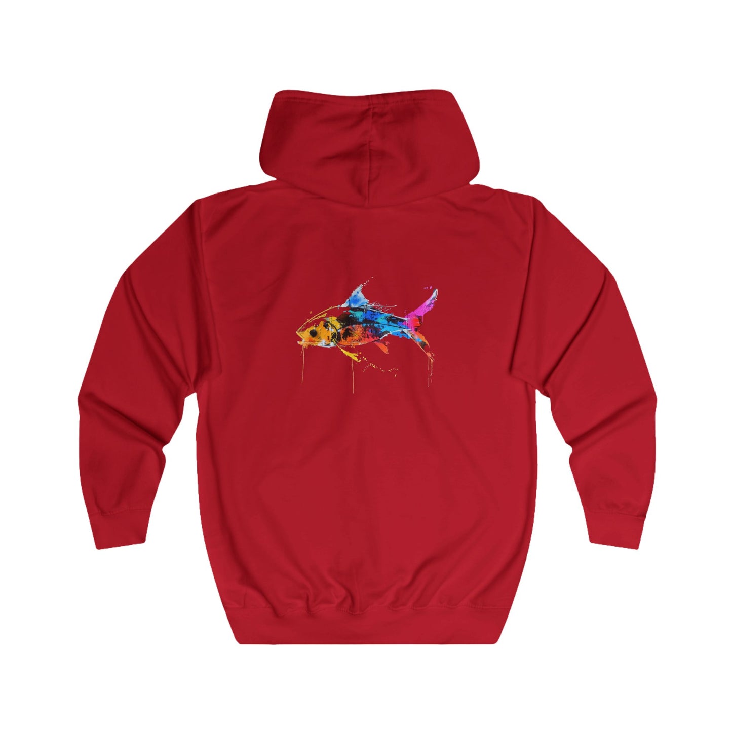 FIRST PRESS - HUMAN EDITION - UNISEX RELAXED ZIP HOODIE - "Wild Current"