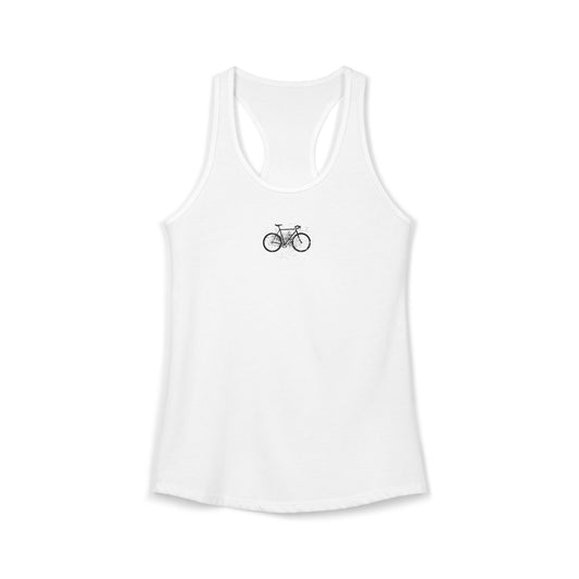 FIRST PRESS - HUMAN EDITION - WOMEN'S RACERBACK TANK TOP - "Urban Endurance"