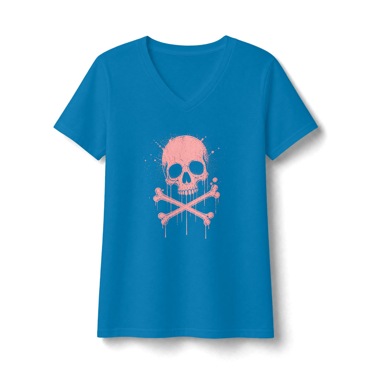 FIRST PRESS - HUMAN EDITION - WOMEN'S V-NECK TEE - "Sweet Surrender"