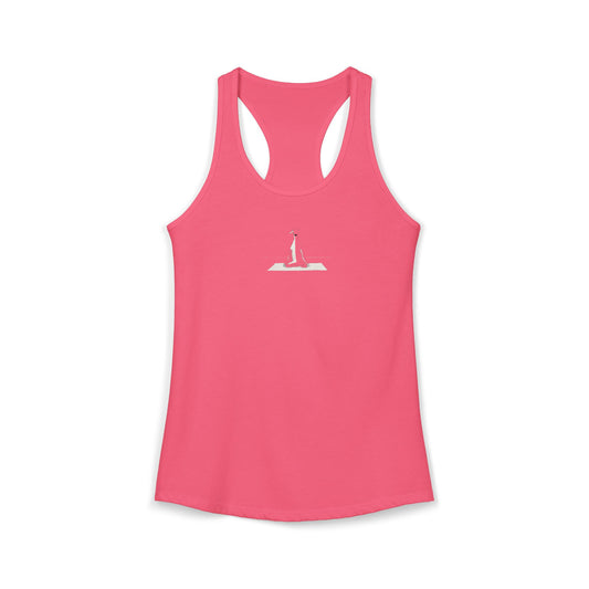FIRST PRESS - HUMAN EDITION - WOMEN'S RACERBACK TANK TOP - "Still Point"