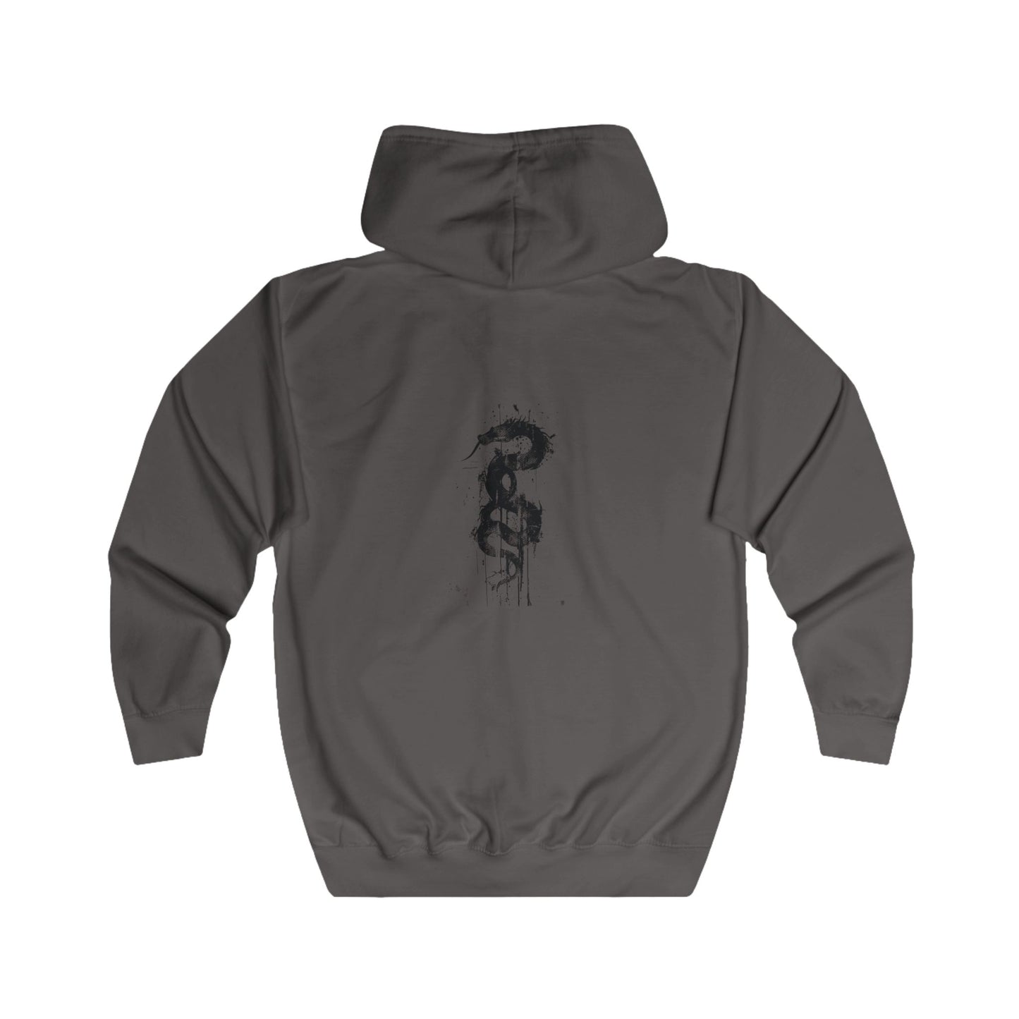 FIRST PRESS - HUMAN EDITION - UNISEX RELAXED ZIP HOODIE - "Garden of Venom"