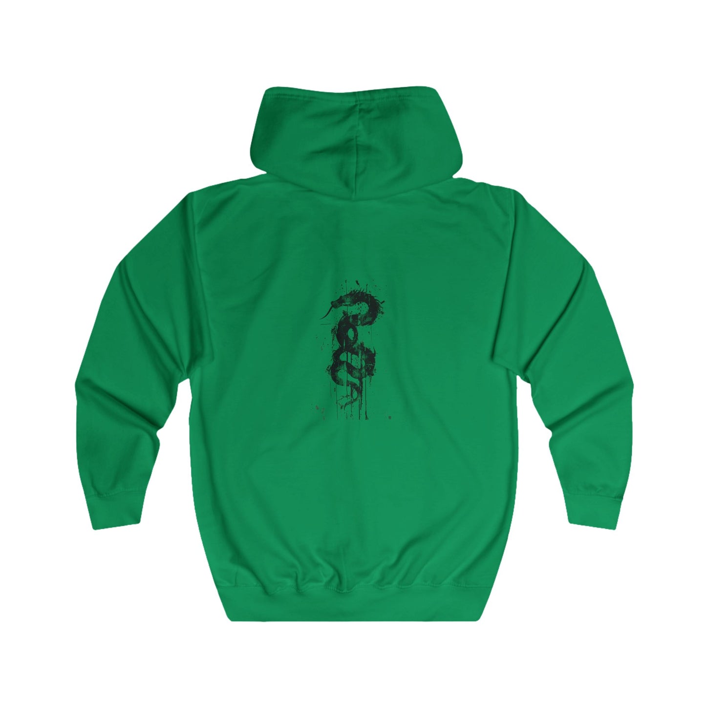 FIRST PRESS - HUMAN EDITION - UNISEX RELAXED ZIP HOODIE - "Garden of Venom"
