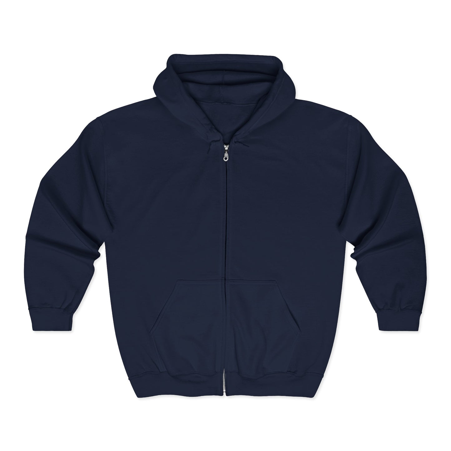 FIRST PRESS - HUMAN EDITION - UNISEX HEAVY BLEND™ ZIP HOODIE - "Cold Cat"