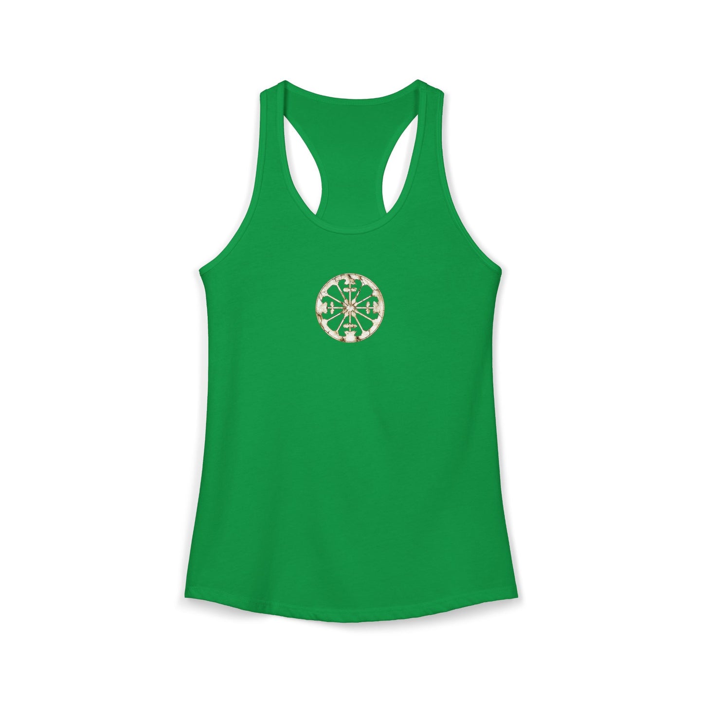 FIRST PRESS - HUMAN EDITION - WOMEN’S RACERBACK TANK TOP - "Eternal Devotion"