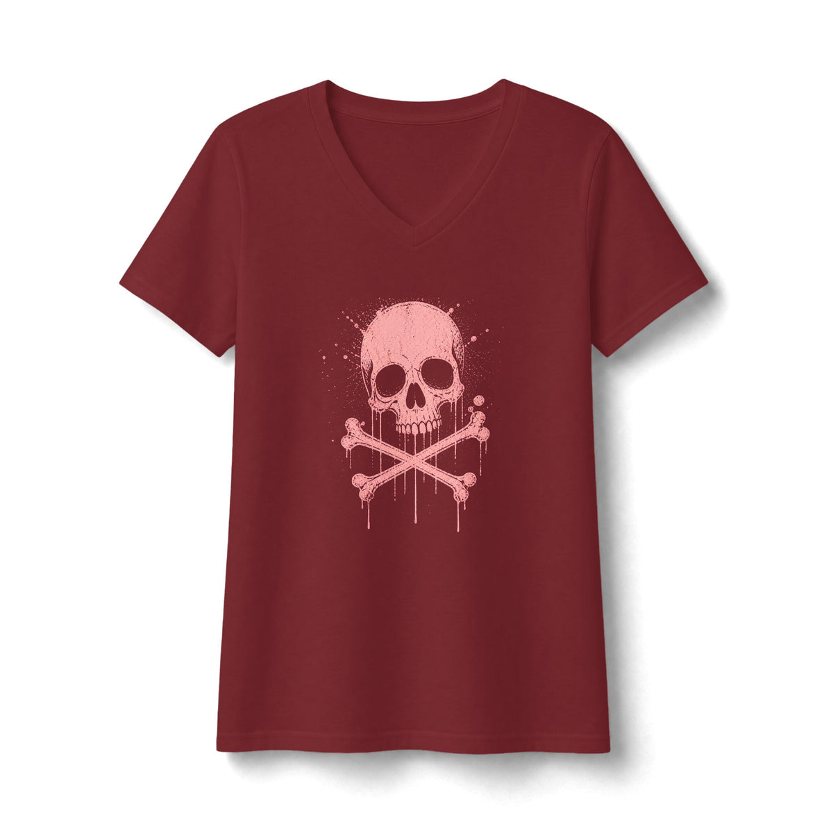 FIRST PRESS - HUMAN EDITION - WOMEN'S V-NECK TEE - "Sweet Surrender"