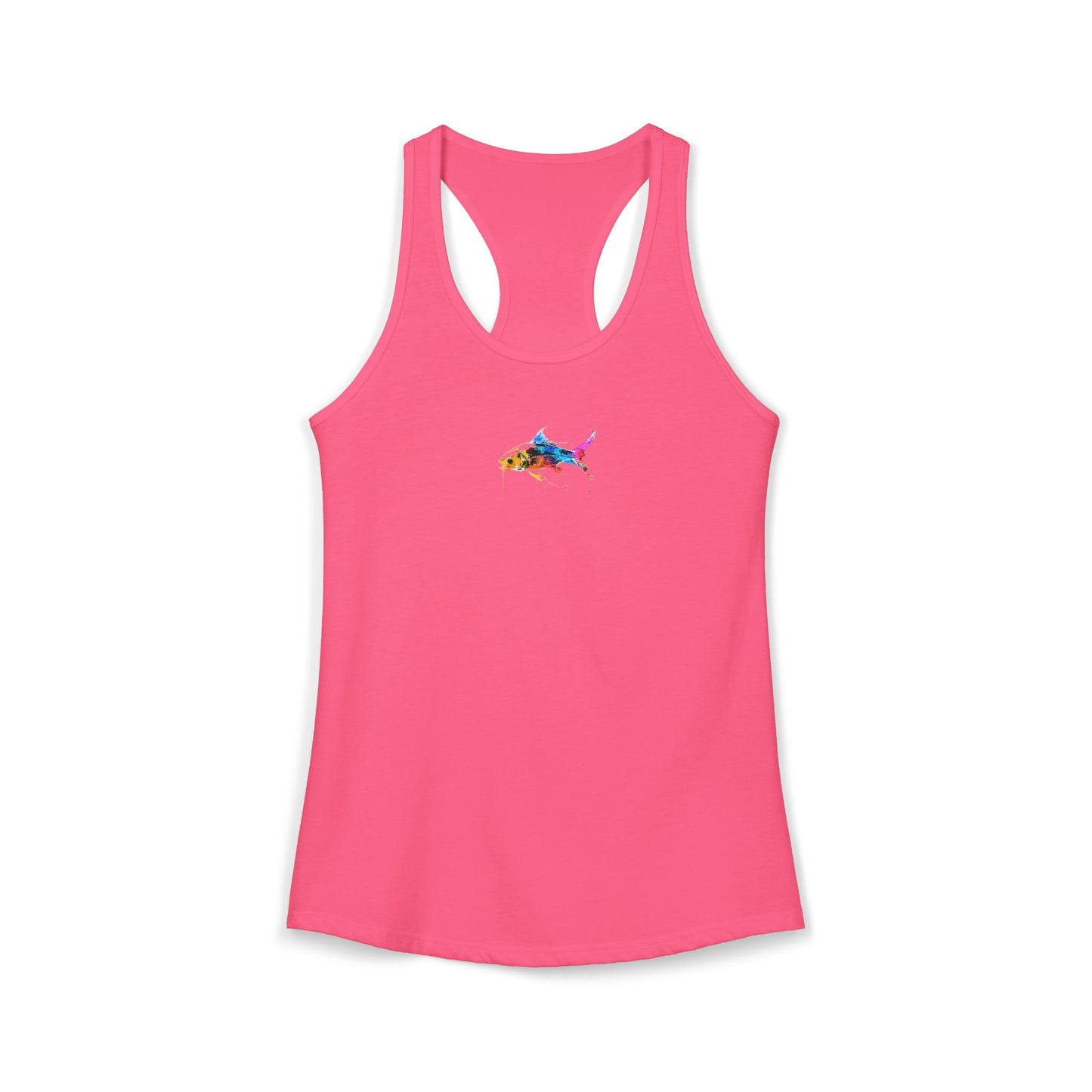 FIRST PRESS - HUMAN EDITION - WOMEN'S RACERBACK TANK TOP - "Wild Current"