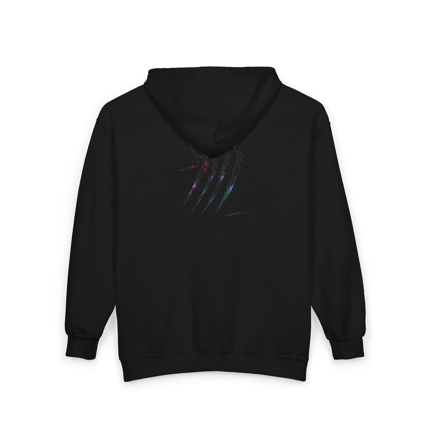 FIRST PRESS - HUMAN EDITION - UNISEX HEAVY BLEND™ ZIP HOODIE - "Cold Cat"