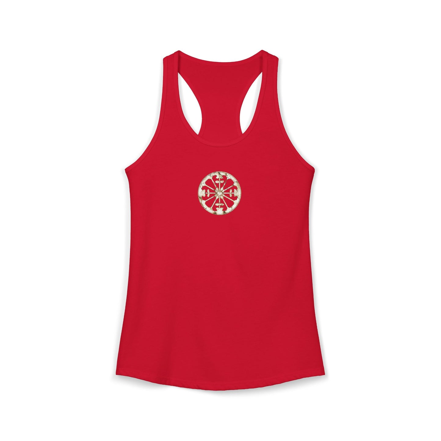 FIRST PRESS - HUMAN EDITION - WOMEN’S RACERBACK TANK TOP - "Eternal Devotion"