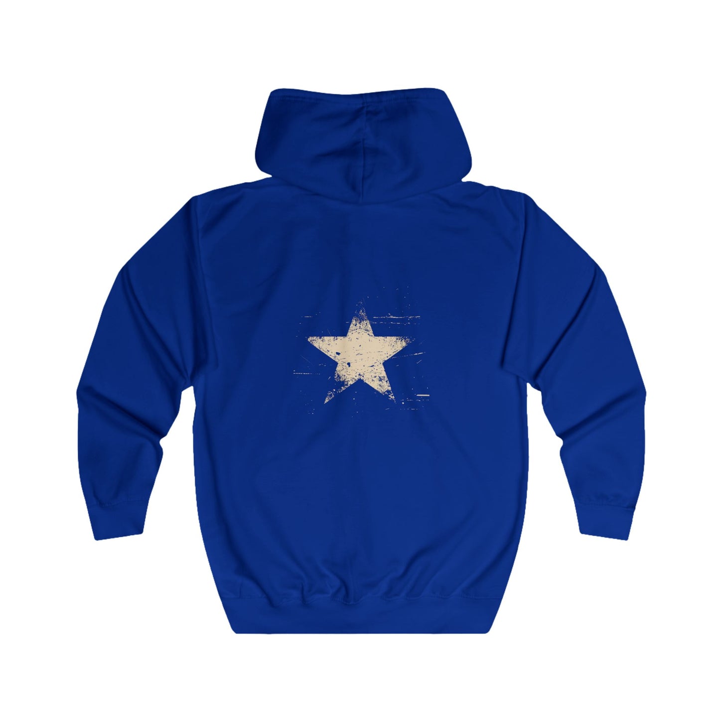 FIRST PRESS - HUMAN EDITION - UNISEX RELAXED ZIP HOODIE - "Analog Star"