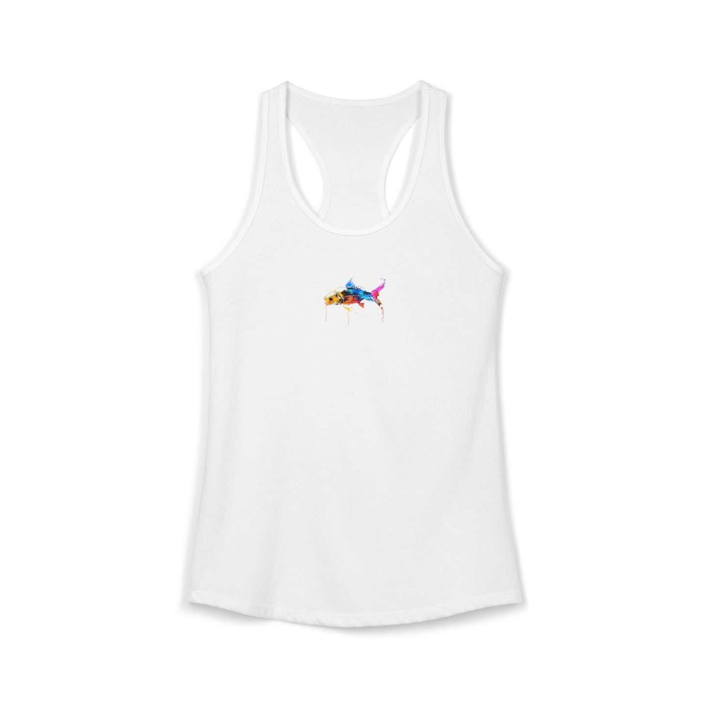 FIRST PRESS - HUMAN EDITION - WOMEN'S RACERBACK TANK TOP - "Wild Current"