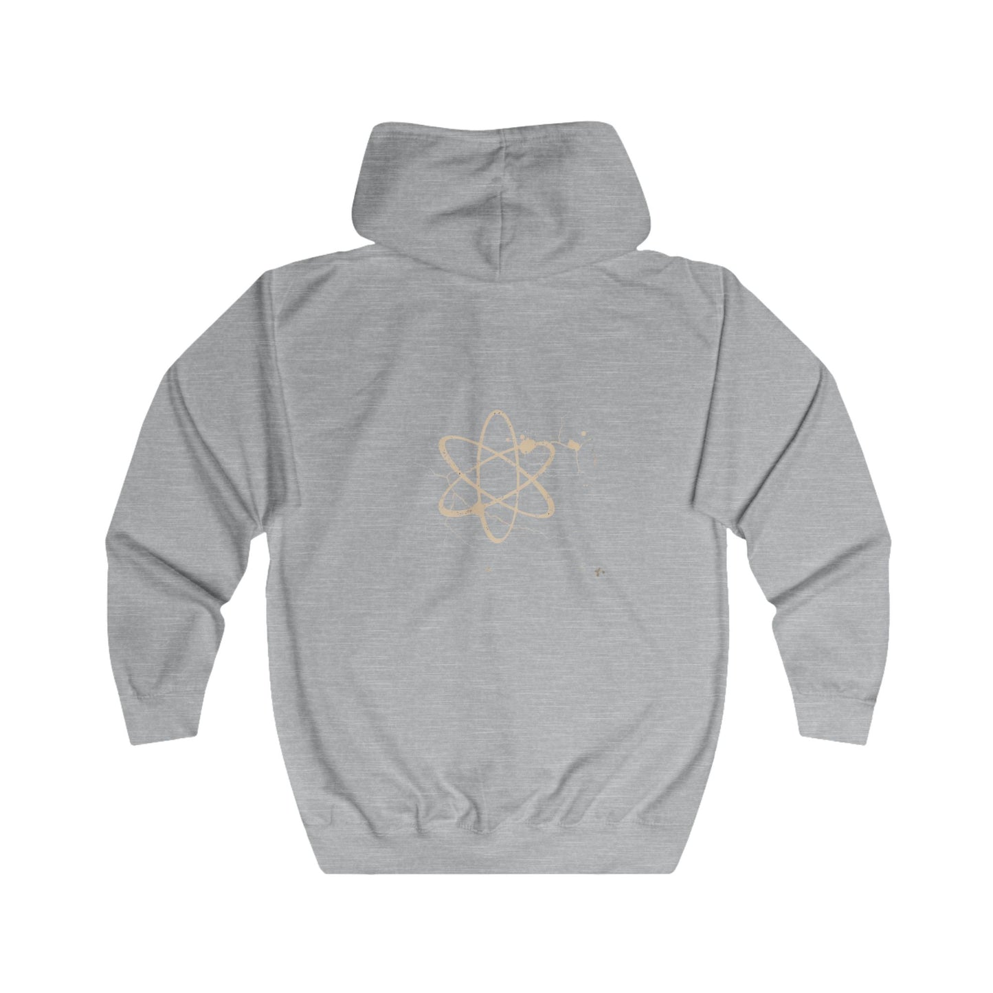 FIRST PRESS - HUMAN EDITION - UNISEX RELAXED ZIP HOODIE - "Underground Physics"