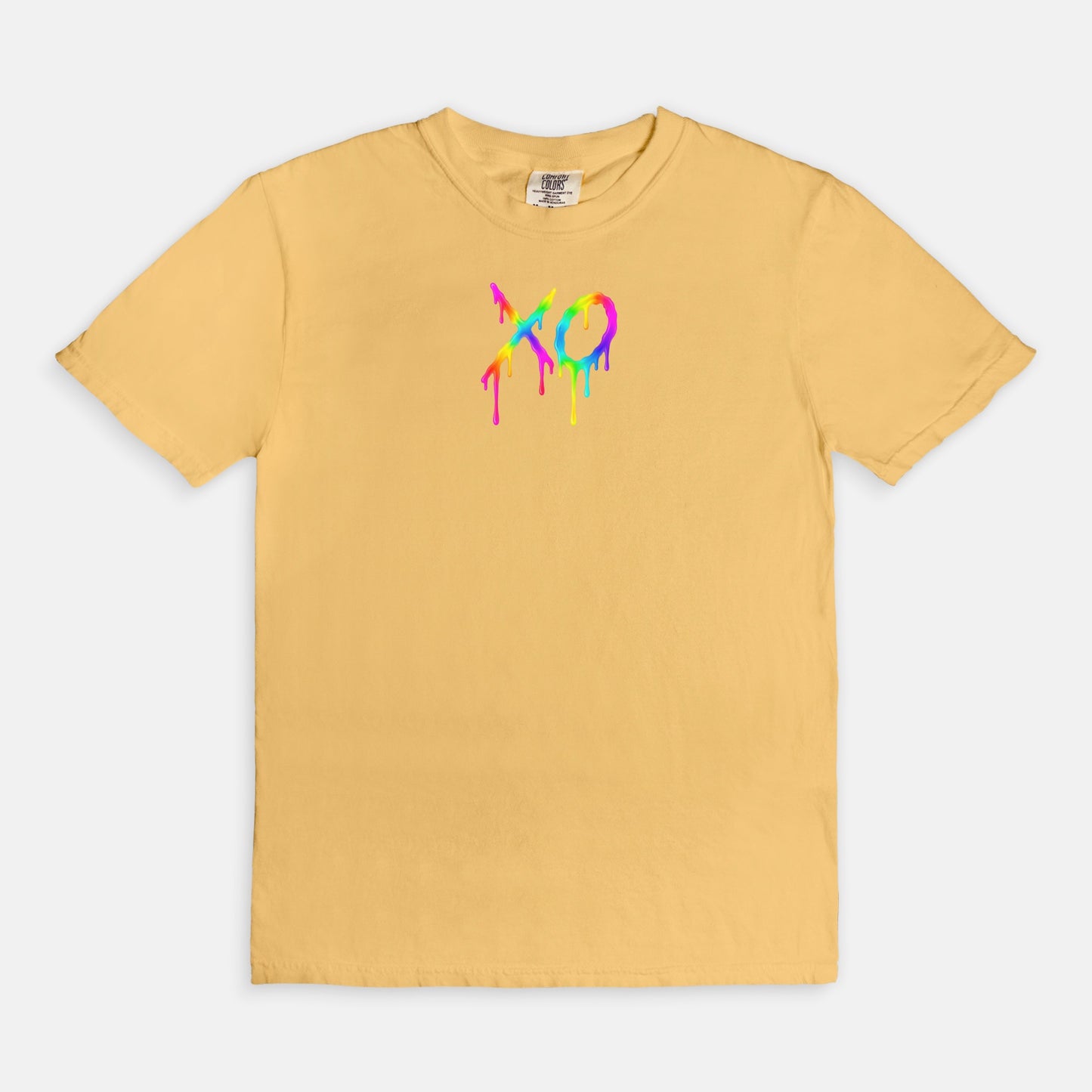 FIRST PRESS - HUMAN EDITION - UNISEX TEE - "Neon XO"