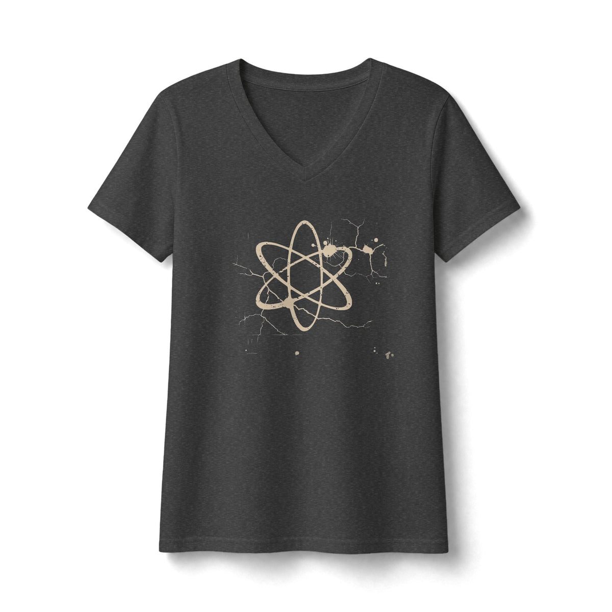 FIRST PRESS - HUMAN EDITION - WOMEN'S V-NECK TEE - "Underground Physics"
