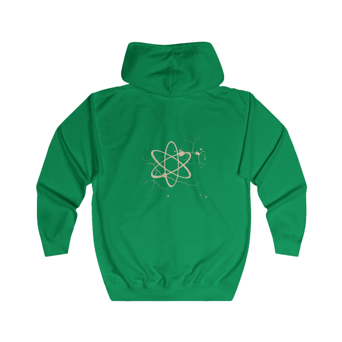 FIRST PRESS - HUMAN EDITION - UNISEX RELAXED ZIP HOODIE - "Underground Physics"