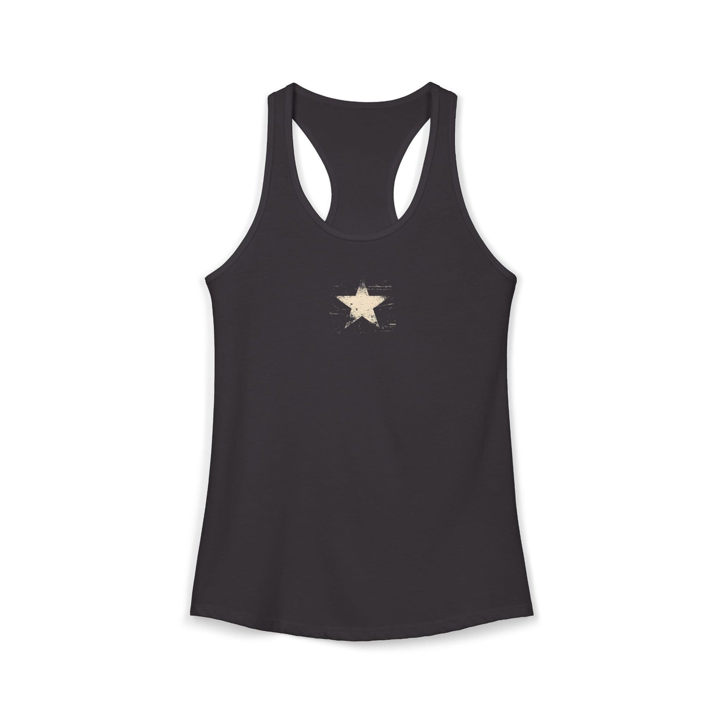 FIRST PRESS - HUMAN EDITION - WOMEN'S RACERBACK TANK TOP - "Analog Star"