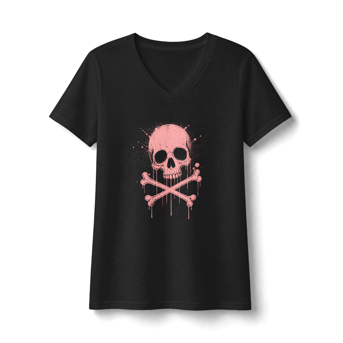 FIRST PRESS - HUMAN EDITION - WOMEN'S V-NECK TEE - "Sweet Surrender"