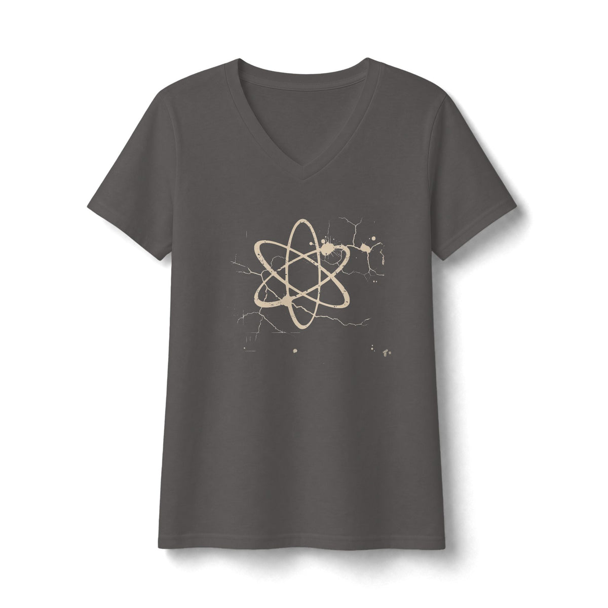 FIRST PRESS - HUMAN EDITION - WOMEN'S V-NECK TEE - "Underground Physics"