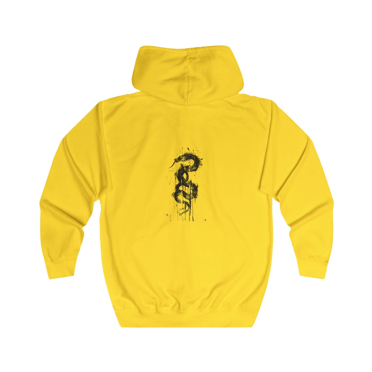 FIRST PRESS - HUMAN EDITION - UNISEX RELAXED ZIP HOODIE - "Garden of Venom"