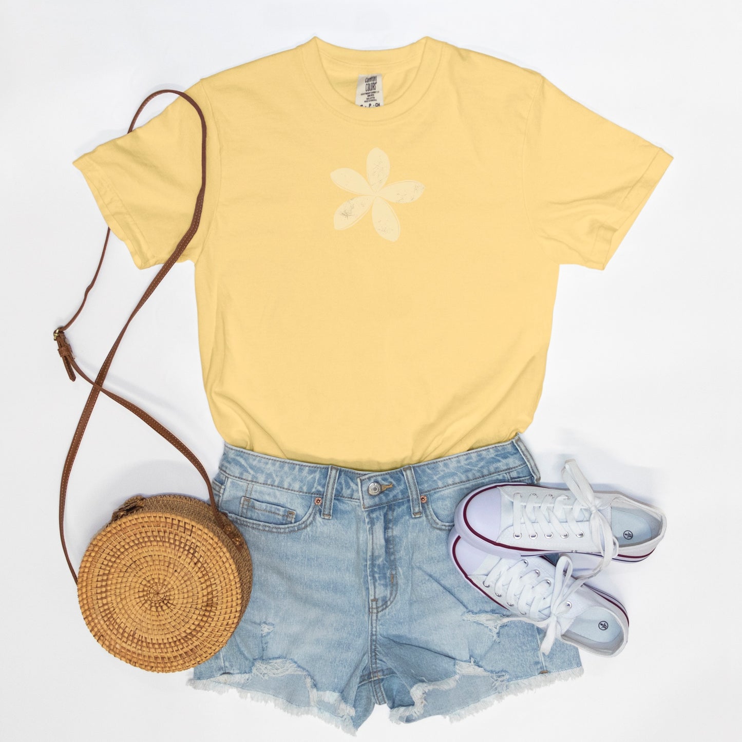 FIRST PRESS - HUMAN EDITION - UNISEX TEE - "Ghost Flower"