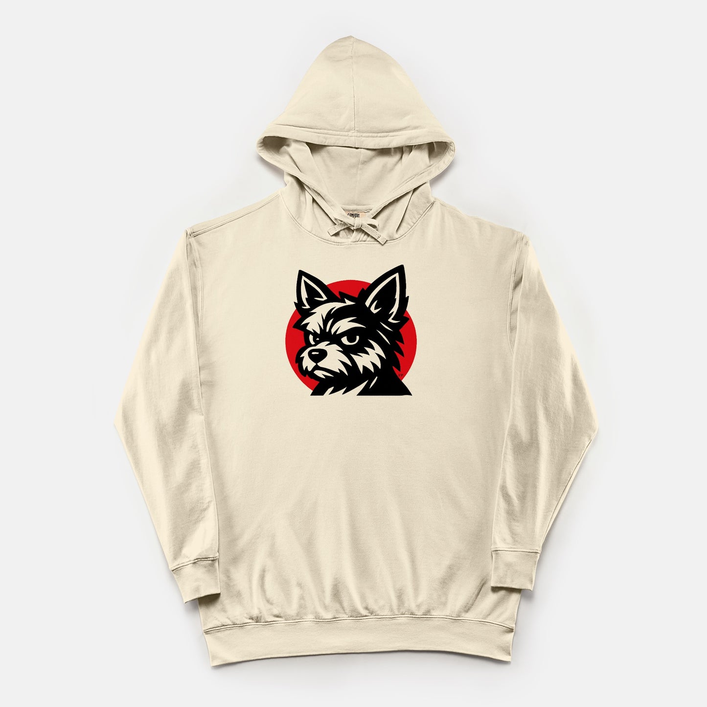 FIRST PRESS - HUMAN EDITION - UNISEX LIGHTWEIGHT HOODED SWEATSHIRT - "Urban Pup"