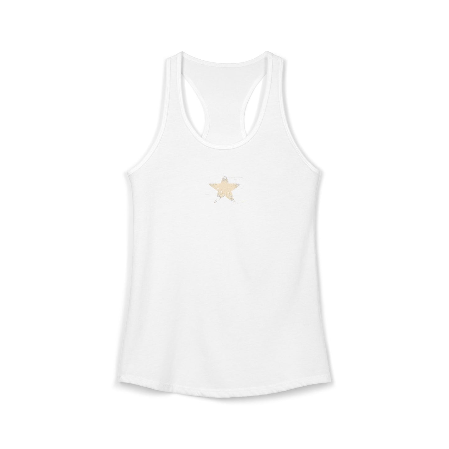 FIRST PRESS - HUMAN EDITION - WOMEN'S RACERBACK TANK TOP - "Analog Star"