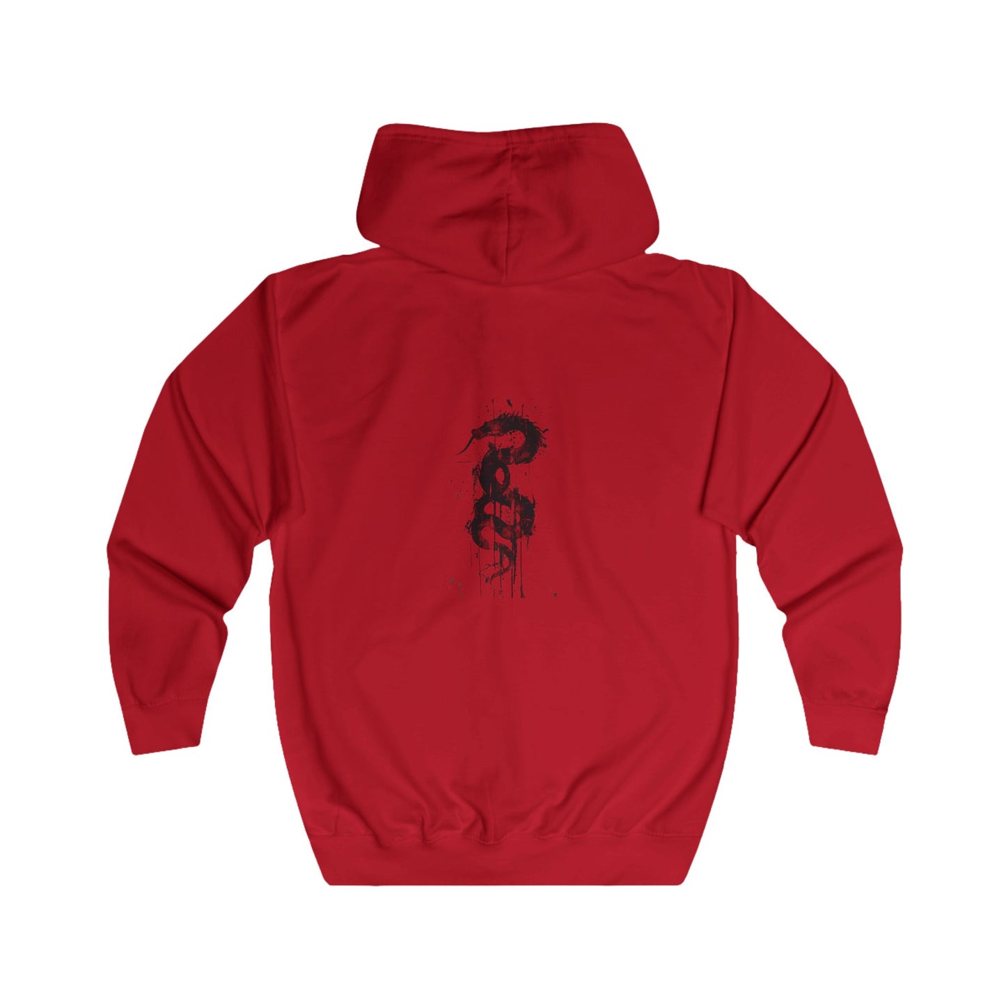 FIRST PRESS - HUMAN EDITION - UNISEX RELAXED ZIP HOODIE - "Garden of Venom"