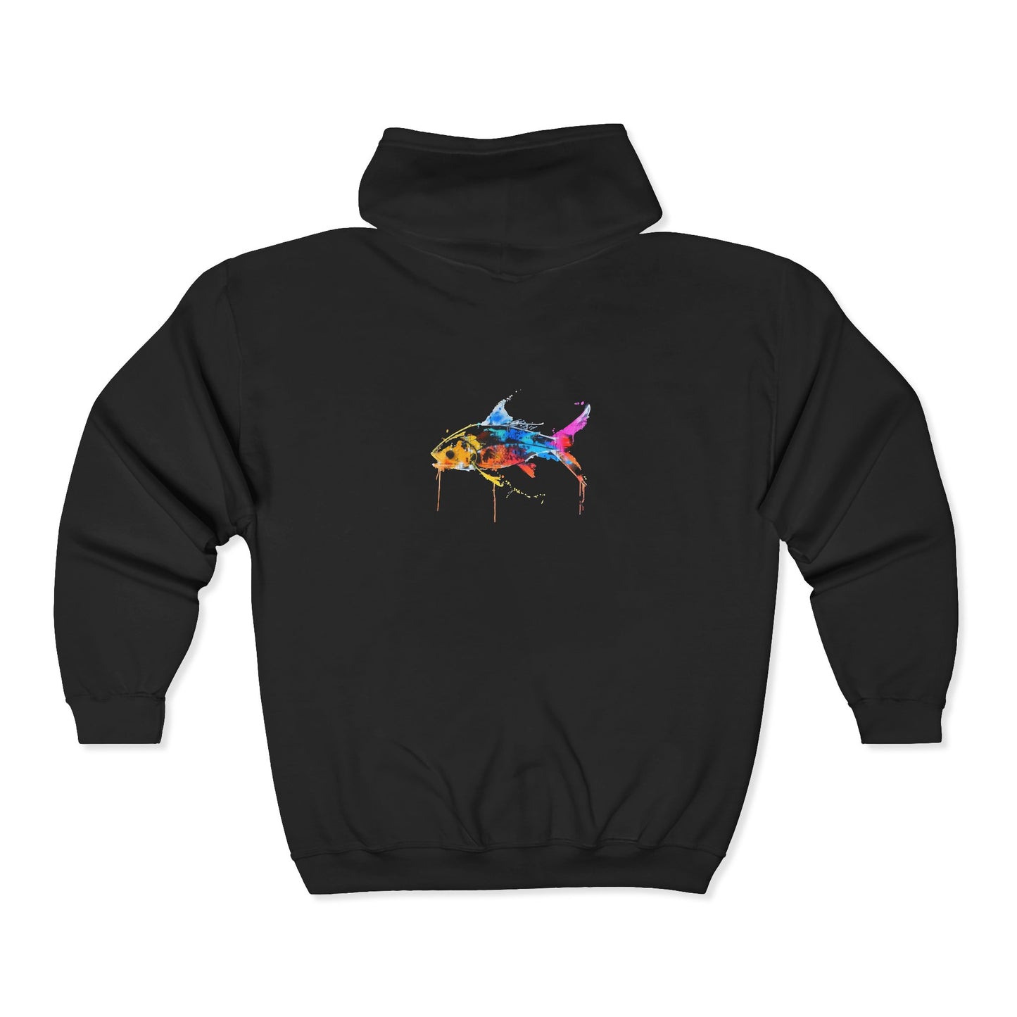 FIRST PRESS - HUMAN EDITION - UNISEX HEAVY BLEND™ ZIP HOODIE - "Wild Current"