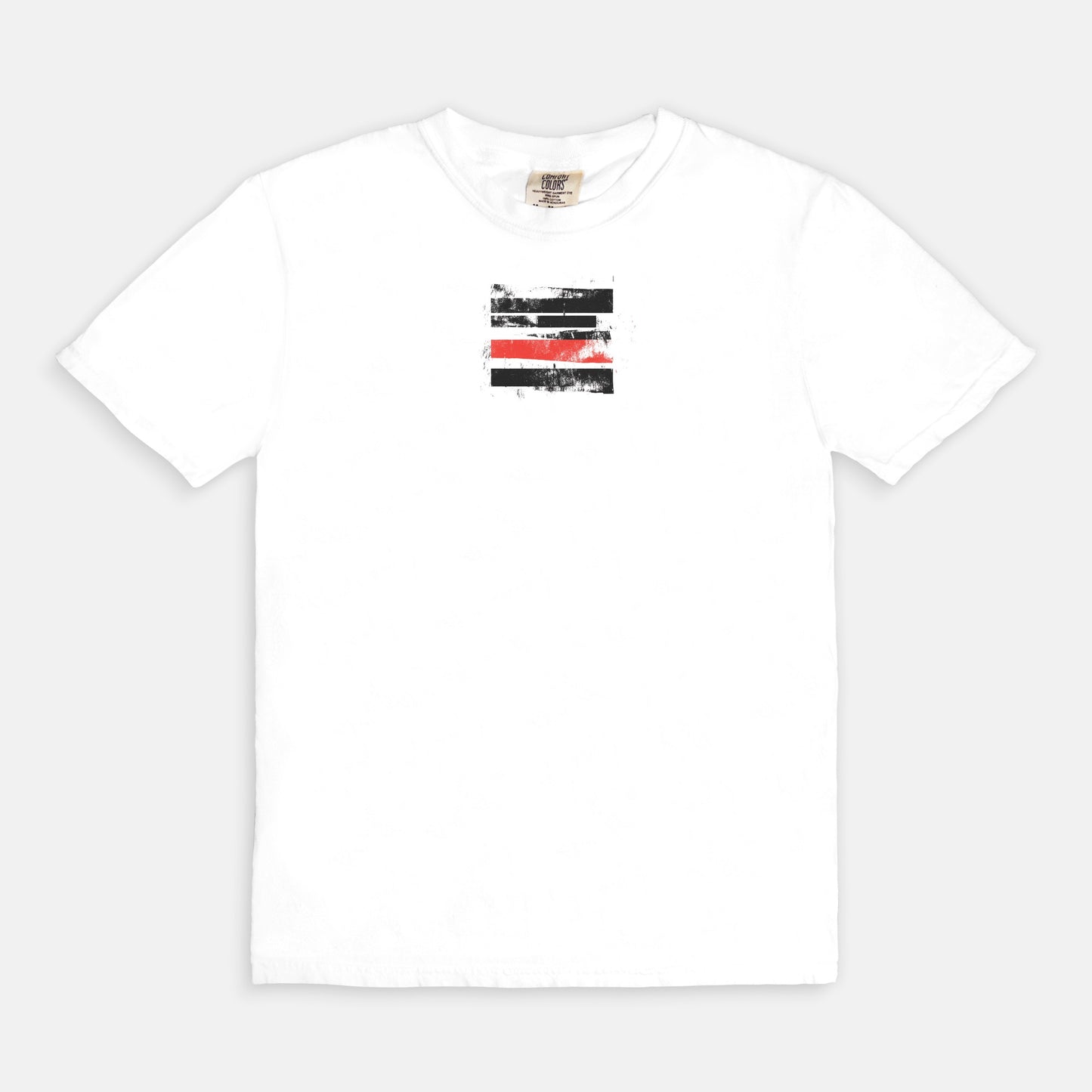 FIRST PRESS - HUMAN EDITION - UNISEX TEE - "Red Line"
