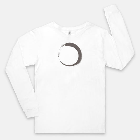 FIRST PRESS - HUMAN EDITION - UNISEX JERSEY LONG SLEEVE TEE - "Half Mark"