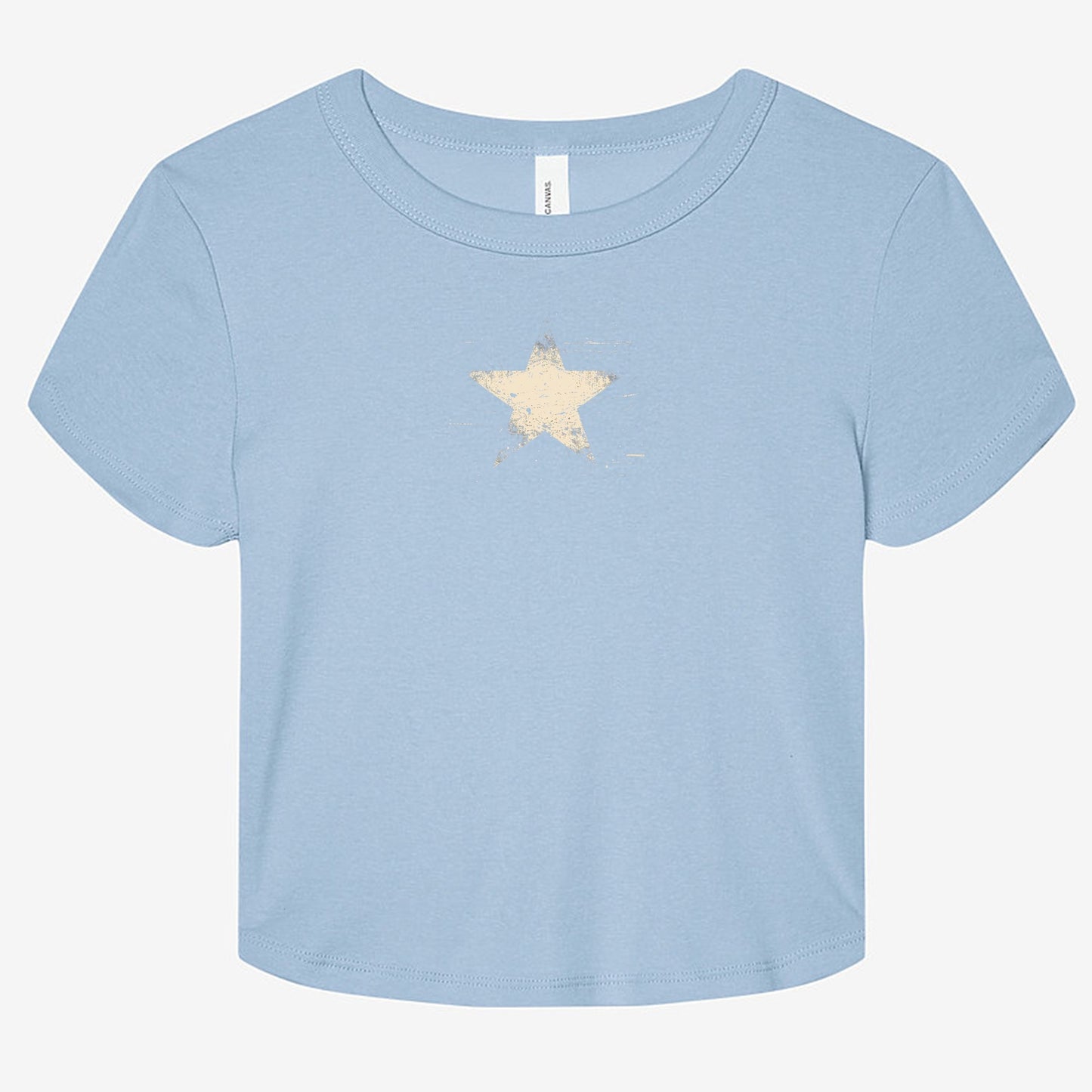 FIRST PRESS - HUMAN EDITION - WOMEN'S MICRO RIB BABY TEE - "Analog Star"