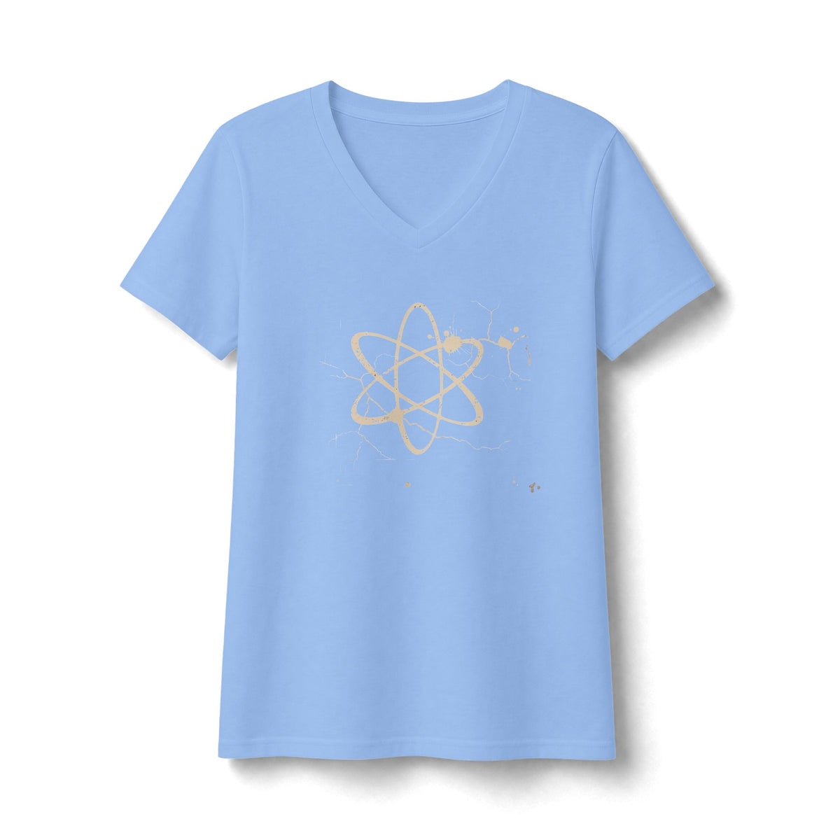 FIRST PRESS - HUMAN EDITION - WOMEN'S V-NECK TEE - "Underground Physics"
