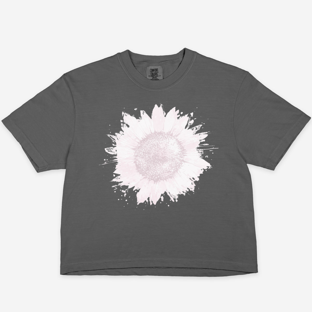 FIRST PRESS - HUMAN EDITION - WOMEN'S CROPPED BOXY TEE - "Ghosted"